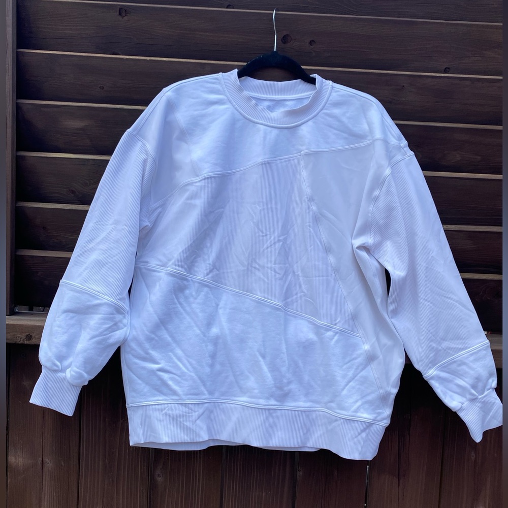 Lululemon White Sweatshirt